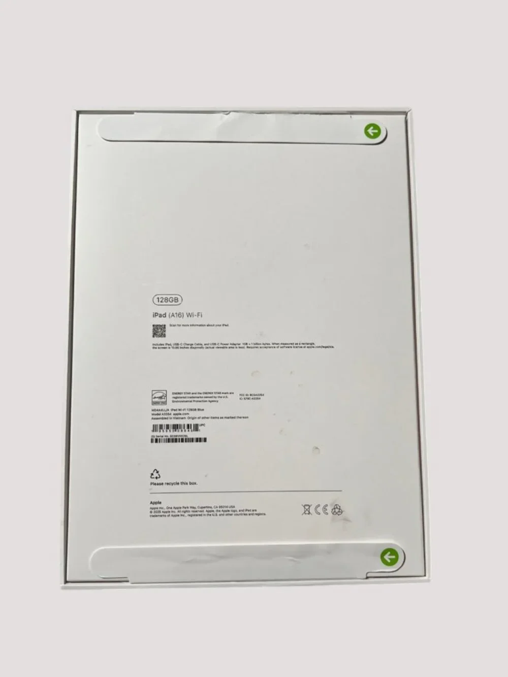 IPAD A 16 EMPTY BOX with Wrapping Insert